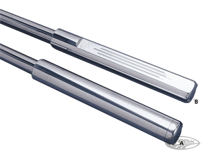 Fork tubes, hard chromed 20.5" length (DE)
