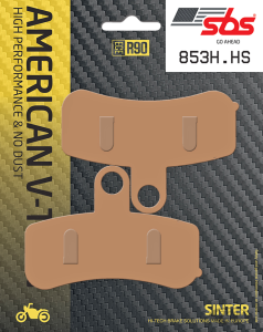 SBS HS Front brake pads ST08-14 DN08-17 (DE)