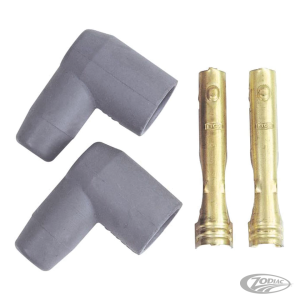 MSD 90 deg socket boots, grey, pair (DE)