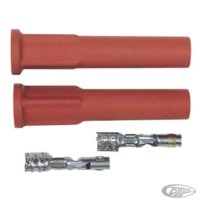 MSD straight Pro-Temp boots, red, pair (DE)