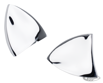 Chrome Mirror Block Off Plates FLT96-13 (DE)