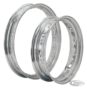 18x4.25" Drop Center Chrome Wheel Rim (DE)
