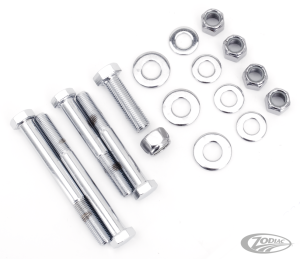 Upper&Lower Motor Mount Kit Chr BT70-84 (DE)