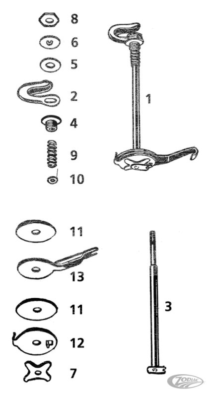 Washer release spring #2788-30 (DE)