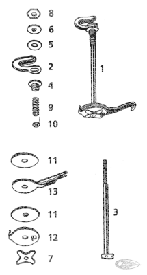 Washer release spring #2788-30 (DE)