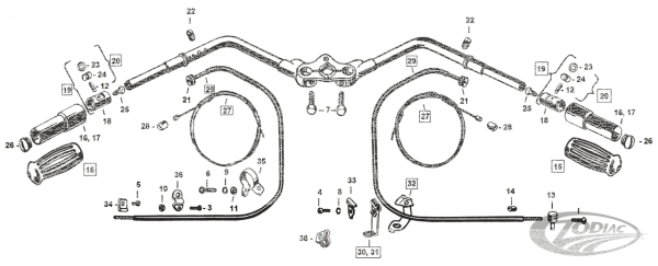 Handlebar Speedster offset Black (DE)