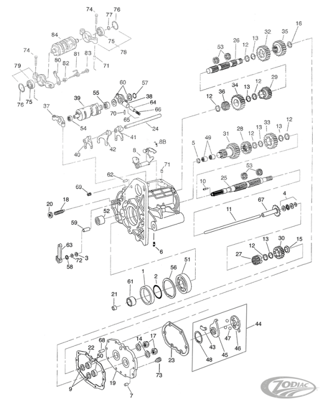 Cam follower, gear S #34085-79A (DE)
