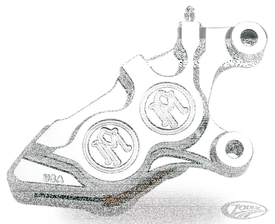 PM 137x4B Left Caliper pol 11.5" 00-up (DE)