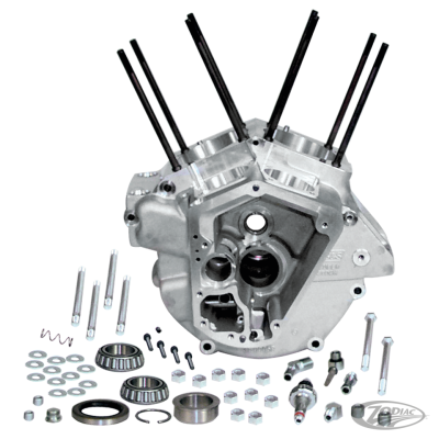 S&S Crankcase assy stock BT84-91, alu (DE)