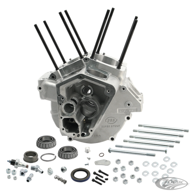 S&S Crankcase assy Std. BT92-99 alu (DE)