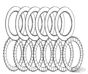Pro-Clutch clutch pack Brute late hub (DE)