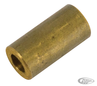 10pck Brass end 250" OD for .125" cable (DE)