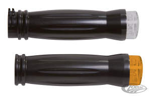 RBS Grooved gripset black w/LED turnsign (DE)