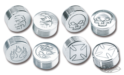 Hex Bolt cap 1/4" Eagle design (DE)
