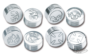 Hex Bolt cap 1/4" Eagle design