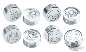 Hex Bolt cap 1/4" Eagle design