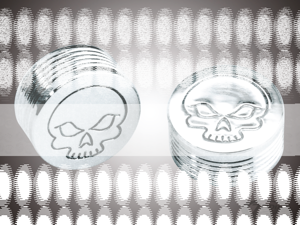 Allen Bolt cap 3/8" Flame design (DE)