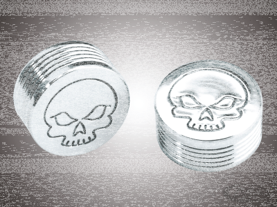 Allen Bolt cap 1/4" Skull design (DE)