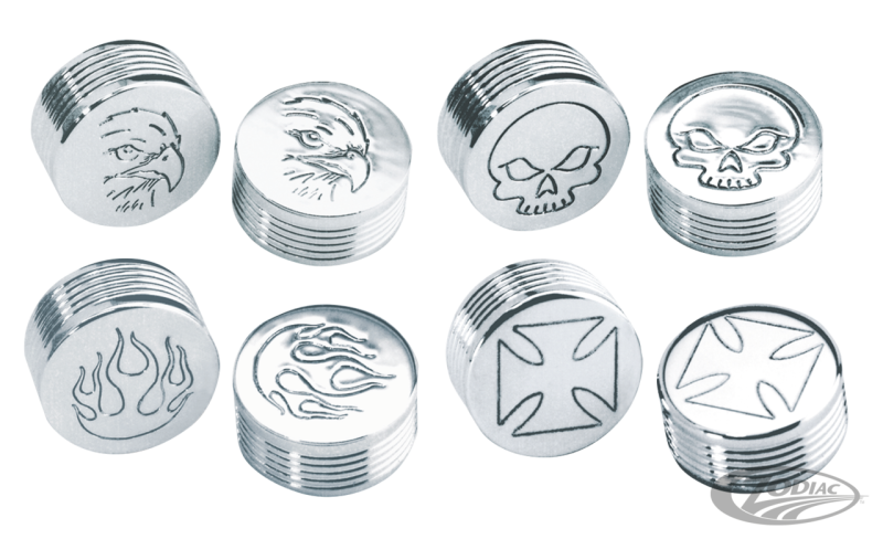 Buttonhead Bolt cap 1/4" Eagle design (DE)