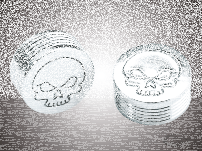 Buttonhead Bolt cap 1/4" Eagle design (DE)