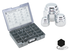 10Pck 1/4-24 Flat Top Acorn Nut (DE)