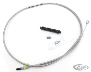 Clutch cable Clear Coated BT87-06 L=69"