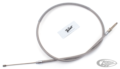Braided Clear Coated clutch cable L=49" (DE)