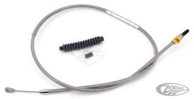 Clear Coated clutch cable FXR87 L=57"