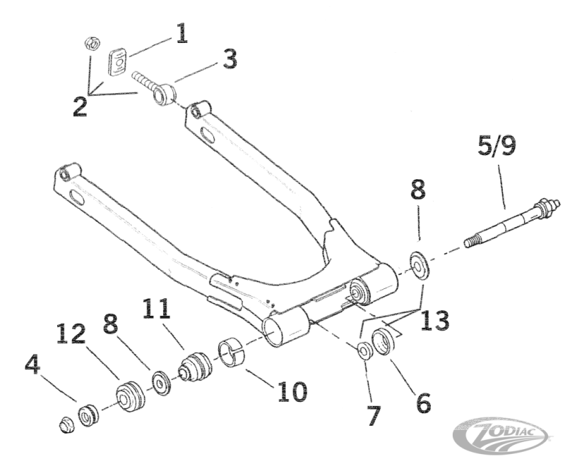 SWINGARM PIVOT (DE)