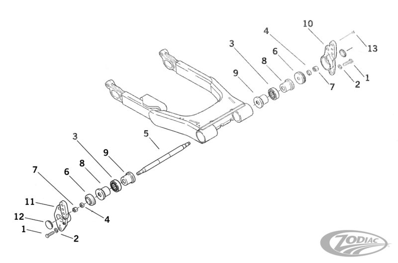 SWINGARM WASHER CUPS (DE)