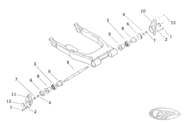 SWINGARM WASHER CUPS (DE)
