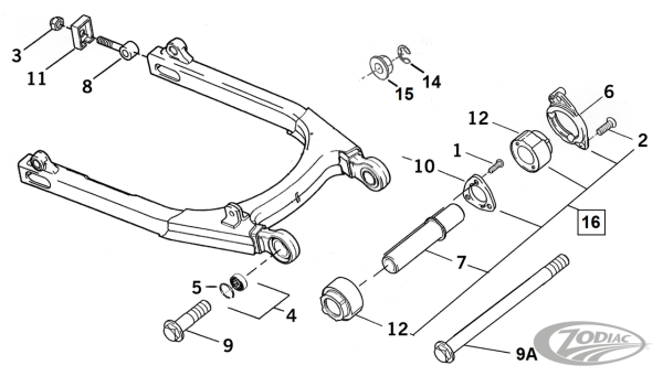 2pck GHDP NUT, FLANGE LOCKING, 5/ (DE)