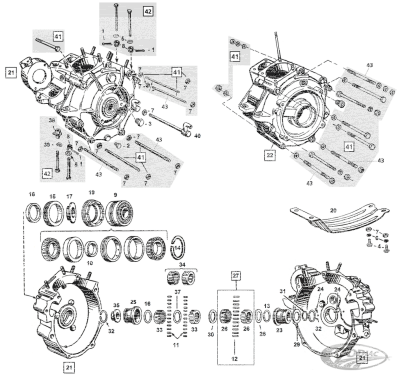 L/crankcase bearing 55-68 (DE)