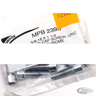10pck Chr smth allen screws 3/8-16x1-1/4 (DE)