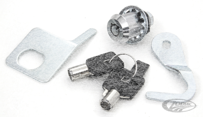 Tour-Pak Chrome Lock Kit FLT93-13 (DE)