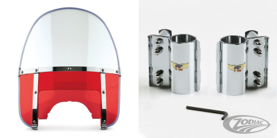 Beaded H-Duty round top/notched red