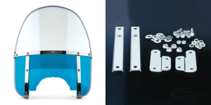 Beaded H-Duty round top/notched blue (DE)