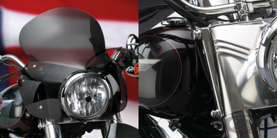Wave QR (Stinger) windshield kit FLST
