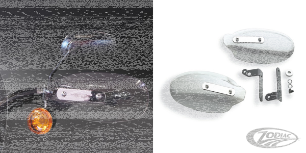 Nat.Cycle Hand deflector clear Sportster (DE)