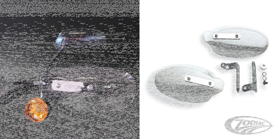 Nat.Cycle Hand deflector clear Sportster (DE)