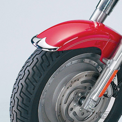 Nat.Cycle Chrome fendertip FLSTF Front (DE)