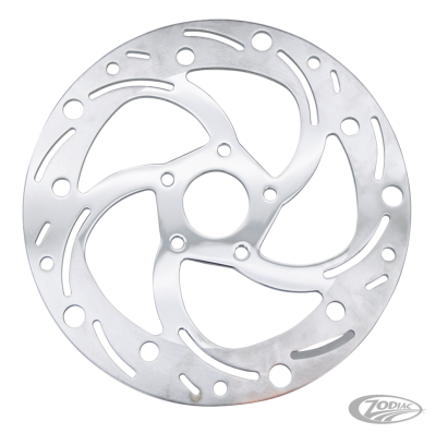 Disc rotor 10" 5-spoke slotted/drilled