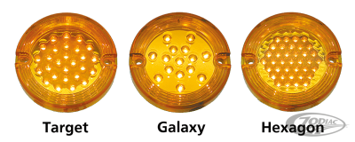 LED turnsignal kit Hex Flat red rear (DE)