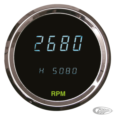 Round Digital Tachometer 3-3/8" (DE)