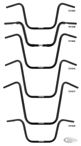 Apehanger black "Medium" H=310mm 82-up (DE)