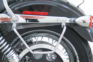 Chrome Saddle Bag Supports FXD06-17