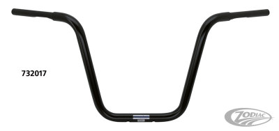 Apehanger 1-1/4" 40cm high 5 hole Chrome (DE)