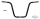 Apehanger 1-1/4" 40cm high 5 hole Chrome (DE)