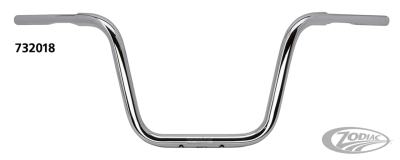Apehanger 1-1/4" 30cm high 3 hole Chrome (DE)