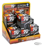 K&N counter display w/11 oil filters